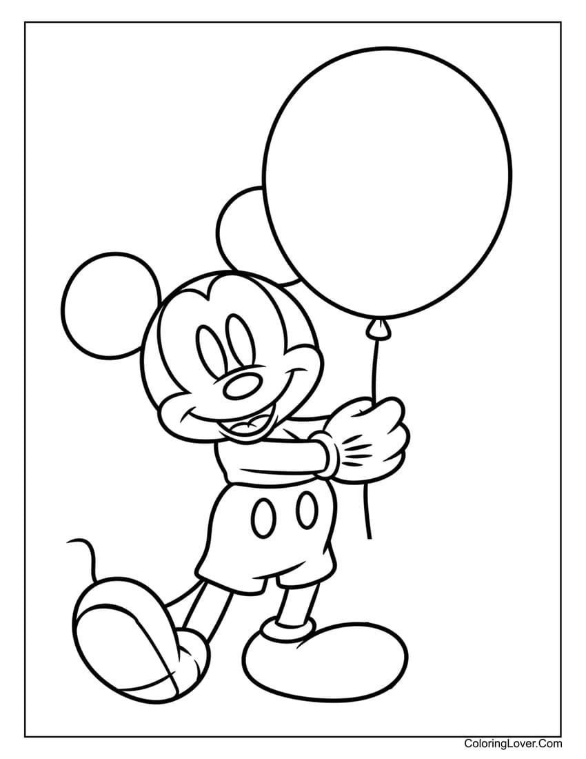 57 Mickey Mouse Coloring Pages (Free Printables for All Ages)