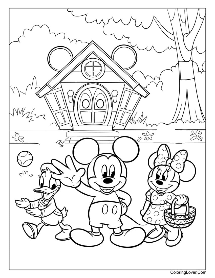 57 Mickey Mouse Coloring Pages (Free Printables for All Ages)
