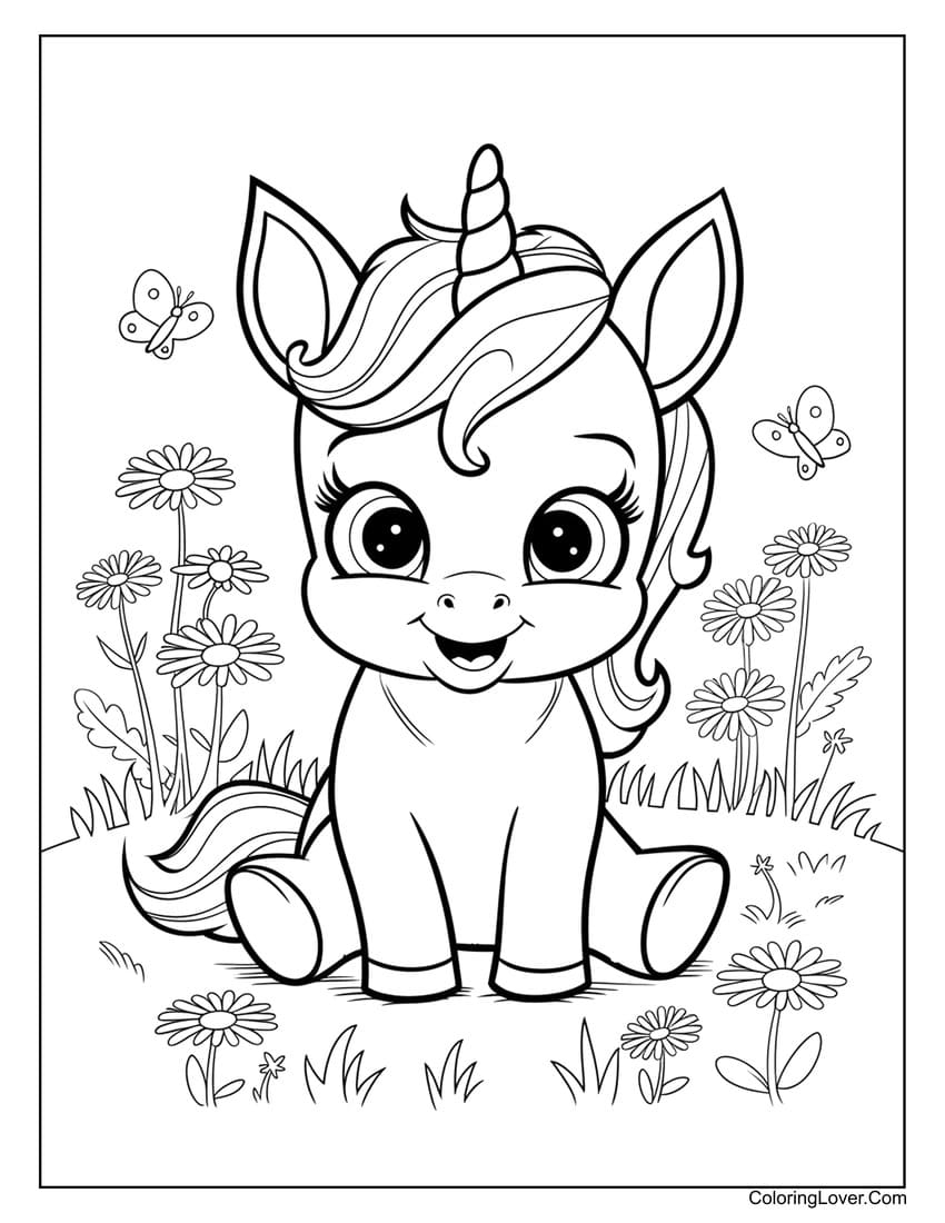 76 Unicorn Coloring Pages (Free Printables for All Ages)