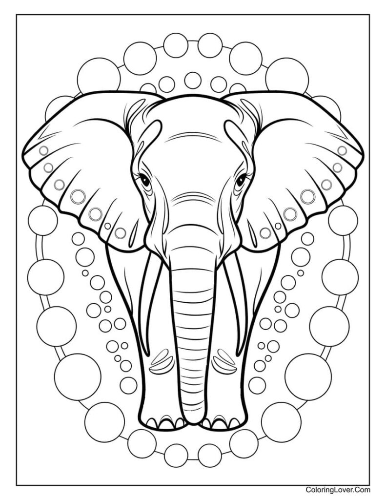 42 Elephant Coloring Pages (Free Printables for All Ages)