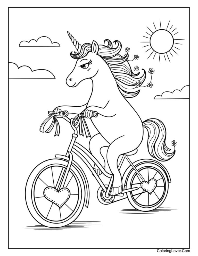 76 Unicorn Coloring Pages (Free Printables for All Ages)