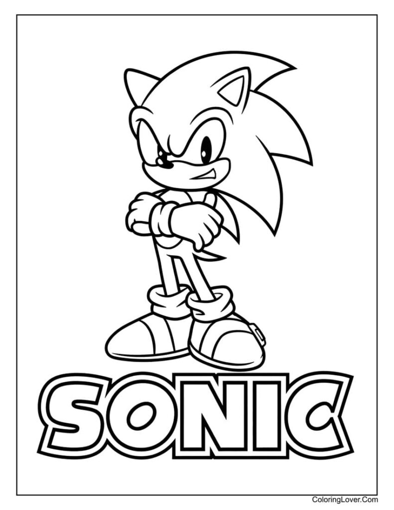 64 Sonic Coloring Pages (Free Printables for All Ages)