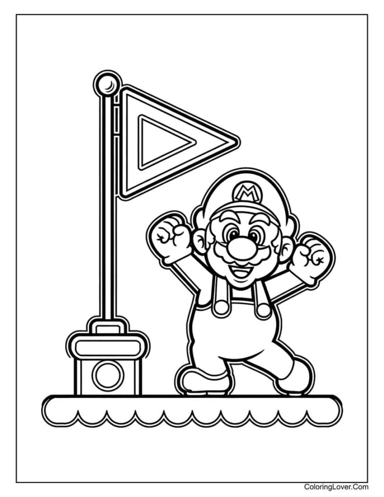 56 Super Mario Coloring Pages (Free Printables for All Ages)