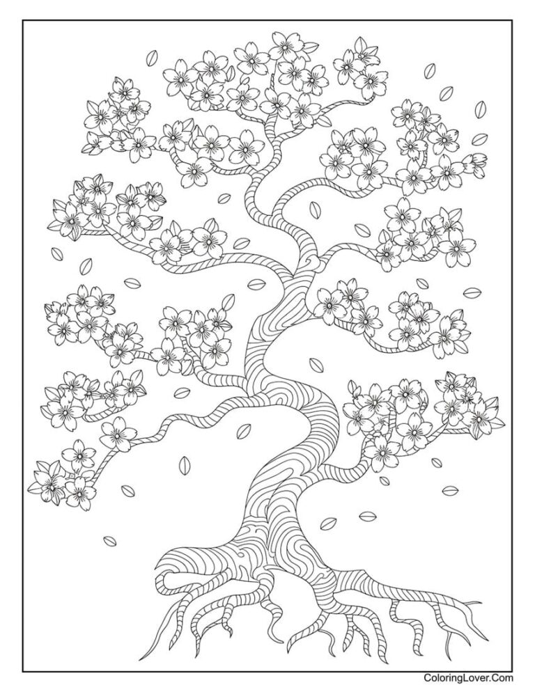 76 Flower Coloring Pages (Free Printables for All Ages)