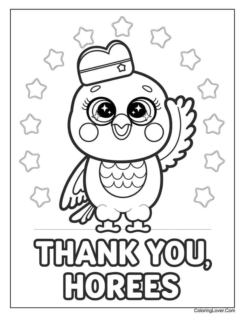 Memorial Day coloring page with Liberty Bell and fireworks