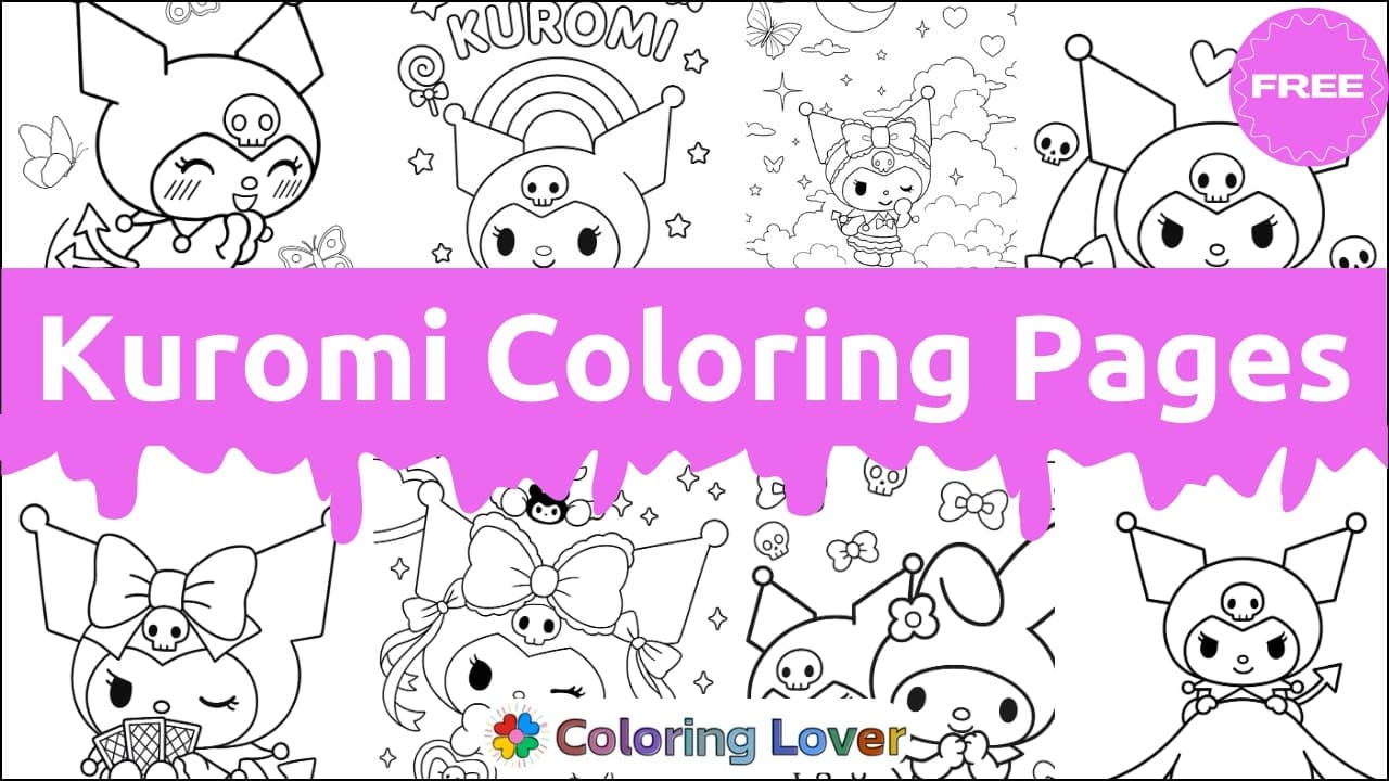 Kuromi Coloring Pages: Free Printables for All Ages